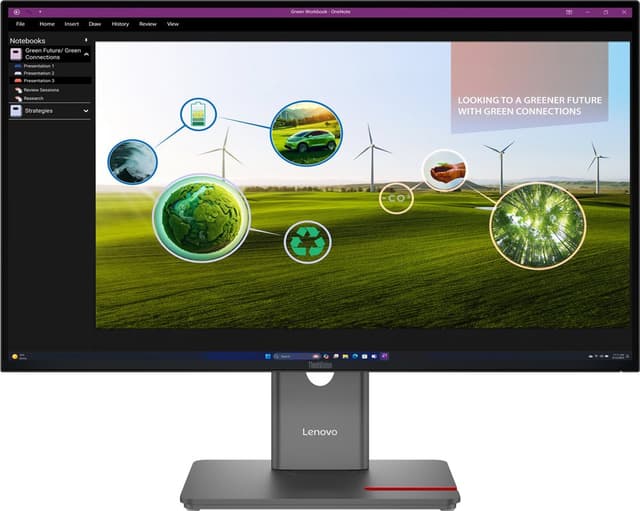 Lenovo ThinkVision P27Q-40 27" LCD skärm 64A7GAT6EU (eclipse black)