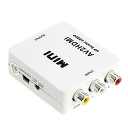 NÖRDIC Composite Video av HDMI-adapteren 3xrca og CVBS Converter 1080p i 60hz Pal og NTSC