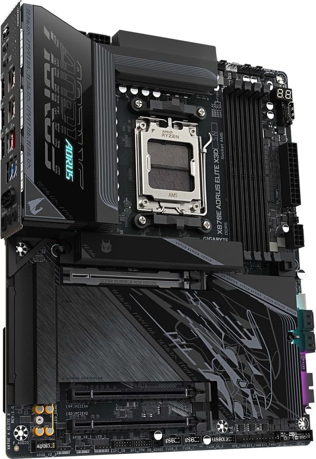 Gigabyte X870E AORUS ELITE X3D bundkort