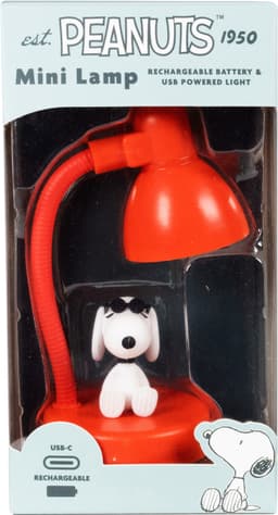 Blue Sky Studio Snoopy Mini LED-lampa med actionfigur