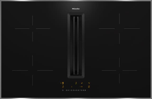 Miele Induktionskogeplade med emhætte KMDA 7272-1 FR Silence (82cm)