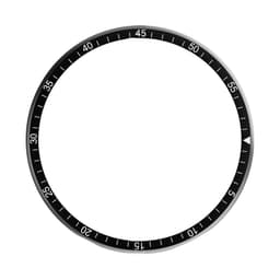 Svart Ramring 40mm Rostfritt Stål för Galaxy Watch