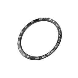 Ruostumattomasta teräksestä valmistettu kehysrengas, joka on yhteensopiva Samsung Galaxy Watch8 40 mm:n kanssa – paranna kellosi tyyliä Valkoinen + musta