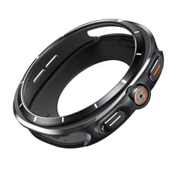 Metallinen suojakotelo, yhteensopiva Samsung 8. sukupolven (44 mm) älykellon kanssa - useita värejä Musta valkoinen