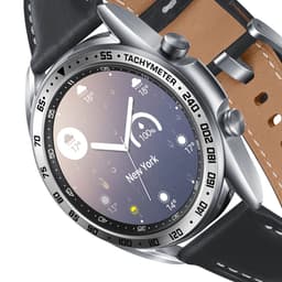 Tyylikäs hopeanvärinen kehysrengas 41 mm Galaxy Watch 3:lle