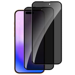 360° Yksityisyys Karkaistu Lasi Näytönsuoja yhteensopiva iPhone 17 Air - Vakoilunesto, Violetti Valosuodatin