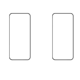 2-pakkainen näytönsuoja Musta Redmi Note12Tpro