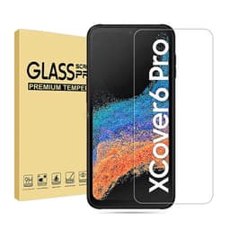 2-Pack Härdat glass skärmskydd för Samsung Xcover6 - Böjd kant