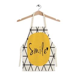 Moderni geometrinen painettu polyesteriesiliina - tyylikäs keittiö- ja taidestudiotarvike