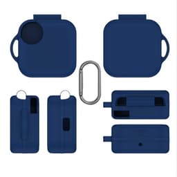 Yleiskäyttöinen silikonisuojakotelo Buds Pro2/2plus/2 -yhteensopiville Bluetooth-kuulokkeille, suojaa naarmuilta ja iskuilta Sininen