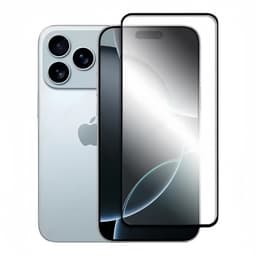 Hög Aluminium HD Härdat Glas Skärmskydd för iPhone 13 - 2-Pack