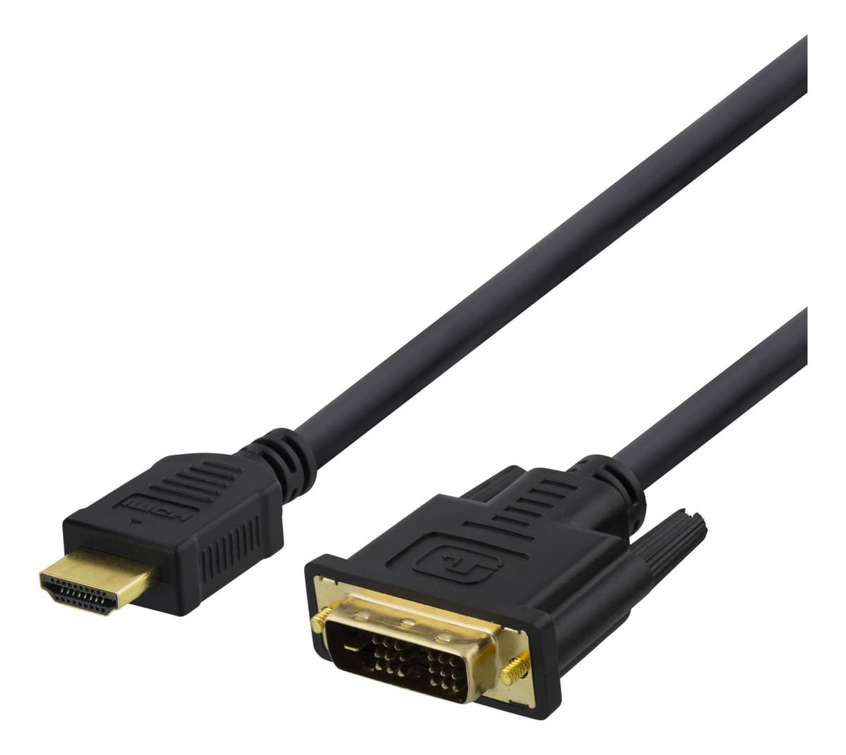 HDMI til DVI-kabel, 7m, Full HD, sort | Elgiganten