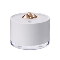 Plug-in Luan Mountain Luftfukter - Ultralyd Kjølig Tåke for Hjem og Kontor Hvit