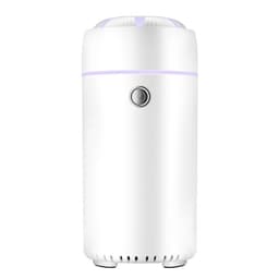 Bærbar bil/hjem aromadiffuser luftfukter med 7-fargers LED Hvit