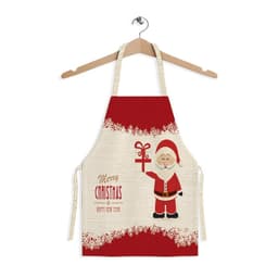 Festlig Juleforkle med Trykk - Julekjøkken Tilbehør