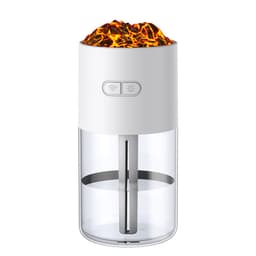 Volcano Luftfuktare HS02: Simulera Låga med 7-färgs Ljus Vit