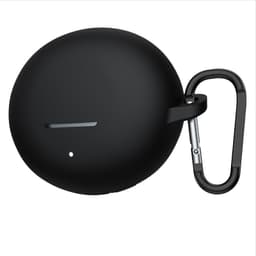 Silikonisuojakotelo yhteensopiva Honor Earbuds 4i -kuulokkeiden kanssa - Pudotussuojattu kuulokekotelo Musta