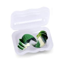 Melua vaimentavat silikonikorvatulpat nukkumiseen - 1 pari, hiljainen mukavuus Ruohon väri