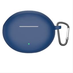 Silikonisuojakotelo koukulla, yhteensopiva OPPO Enco Air4 Pro Bluetooth -kuulokkeiden kanssa Sininen