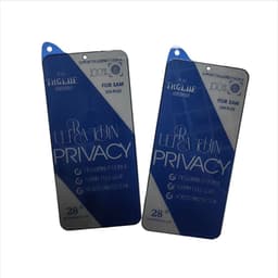 Personvern 3D Slim Edge Electroplated Glass Skjermbeskytter kompatibel med iPhone 17 Pro Max