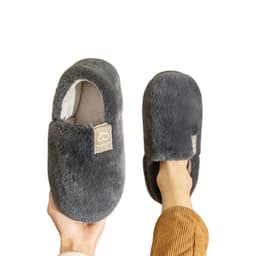 Cloud Slippers mörkgrå, tjock, mjuk sulor XL