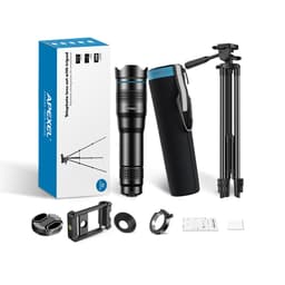 36X teleobjektiv for smarttelefoner med stativ