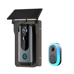 Trådløs Smart Video Dørklokke med Regnslag - HD, Nattesyn, Tovejslyd