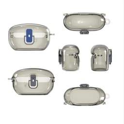 Sony WF-1000XM5 -kuulokkeiden suojakotelo: PC-materiaali, iskunkestävä ja pölytiivis, useita värejä Harmaa