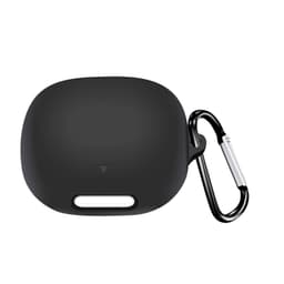 Silikone Etui Kompatibelt med Anker Soundcore Liberty 4 Pro Bluetooth Høretelefoner - Beskyttende Cover Sort