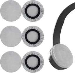 Joustavat Lycra-kuulokkeiden suojukset - Pestävät, pölytiiviit ja hienkestävät korvatyynyjen suojukset (6 kpl) Pieni