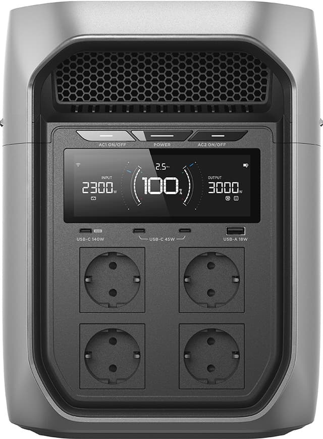 EcoFlow Delta 3 Max Plus bærbar strømstation