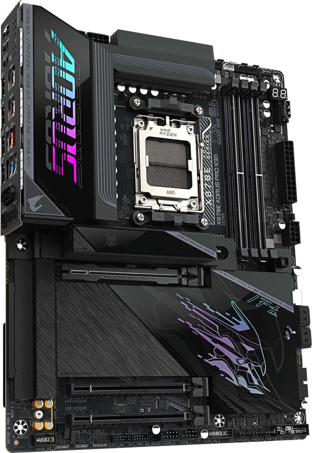 Gigabyte X870E AORUS PRO X3D bundkort