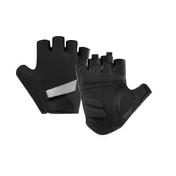 Pyöräilyhanskat ulkokäyttöön - Iskuja vaimentavat, hengittävät puolisormihanskat L
