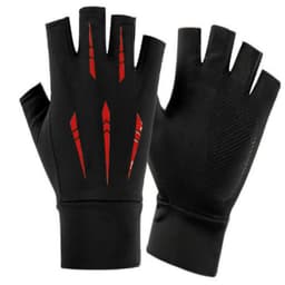 Nopeasti kuivuvat kevyet pyöräily- ja kalastushanskat Harmaa