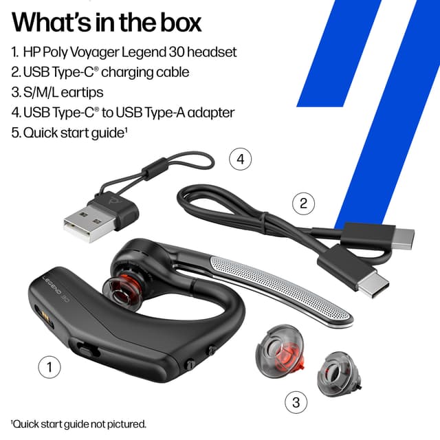 Poly Voyager Legend 30 trådløst headset - Elkjøp