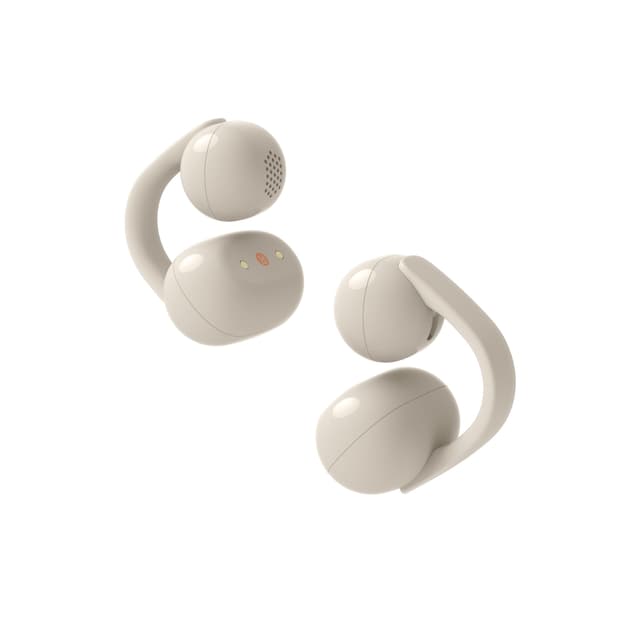 Sony LinkBuds Clip trådlösa open ear-hörlurar (greige)