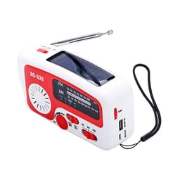AM/FM nødradio Håndsving lommelygte SOS solcelle PowerBank USB