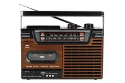 Studio 57 Kassettspiller m. FM & Bluetooth, Brun + Kassettbånd