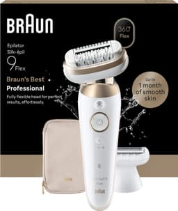 Braun Silk·épil 9 Flex epilaattori SES9-030 3D (kulta/valkoinen)