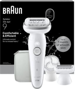 Braun Silk·épil 9 SES9-061 epilator (gull/hvit)