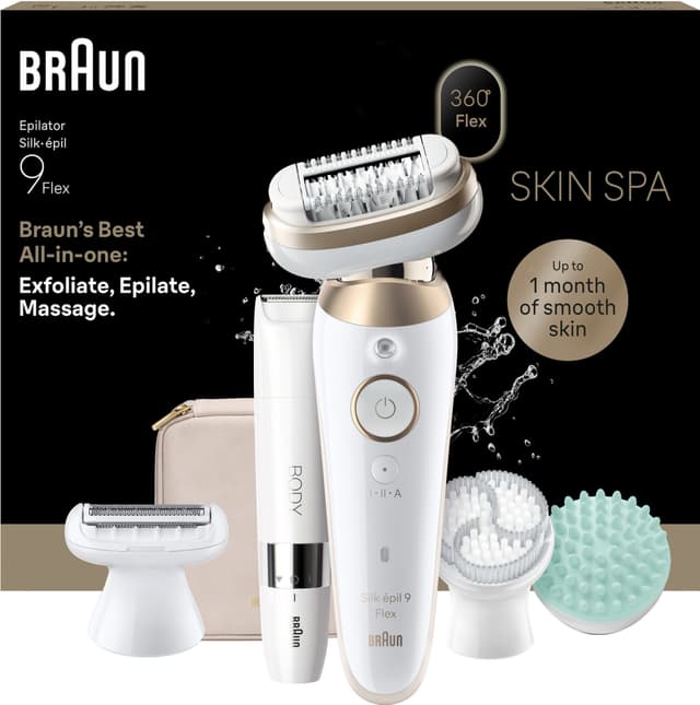 Braun Silk·épil 9 Flex SkinSpa epilator SES9-481 3D (guld)