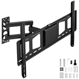 tectake TV-ophæng for 32-100 tommer (81-254 cm.) (Vipbar + Svingbar) 66 x 55 x 42 cm Sort