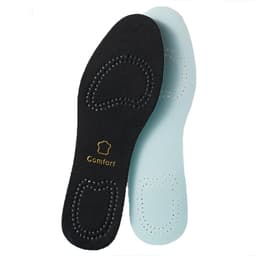 SVARTA LäDERINLÄGGSSULOR - Äkta Läder & Latex Komfort, 2-pack 39-40