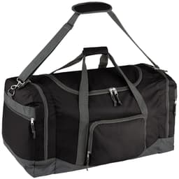 tectake Rejsetaske med bæreremme 90 Liter 70 x 35 x 35 cm Sort