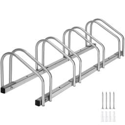 tectake Cykelstativ 100 x 28.5 x 26 cm Sølv