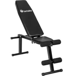 tectake Multivinkel træningsbænk 125 x 34 x 129 cm Sort