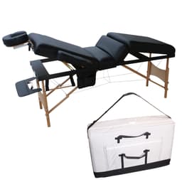 Hierontapöytä 4-alueinen 7,5 cm pehmuste + laukku