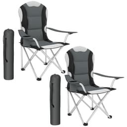 tectake Polstret campingstol 2-pak