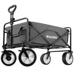 Kokoontaittuva vaunu | Kantavuus 80 kg - harmaa