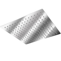 tectake Firkantet brusehoved i rustfrit stål 30 x 30 cm